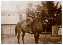 Kath Wright (later Adams) at Yallambie, 1918