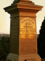 Wragge memorial at Warringal Cemetery, February, 2016. (Picture by I. McLachlan)
