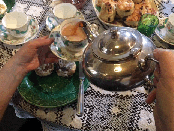 Tea and scones. (Picture Gif by I McLachlan)